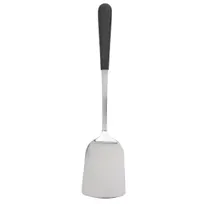 product of TableCraft AM3313BK Stainless Steel Solid Turner, 14" x 3" x 1.5", Antimicrobial, Black Handle