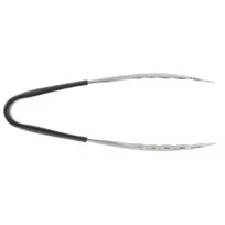product of TableCraft AM3706BK Serving Tongs - 6" x 1-1/2" x 1", Stainless Black Handle, Antimicrobial, Dishwasher Safe