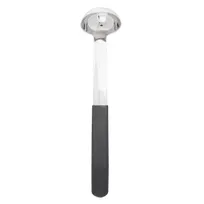 product of TableCraft AM5301BK Antimicrobial Ladle 1-oz 2-1/4"x2"x10" Black Handle 18-0 Steel Dishwasher-Safe