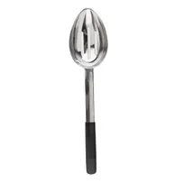 product of TableCraft AM5344BK 4oz Antimicrobial Slotted Spoon, 13-3/4" x 3" x 1-1/5", Black Handle, 18-8 SS