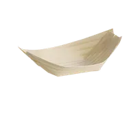 product of TableCraft BAMDB45 - 1-1/2 oz Biodegradable Boat-Shaped Disposable Bowl, 4-3/4" x 2-1/2", 50/Pack
