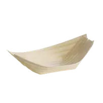 product of TableCraft Products BAMDB5 - Disposable Boat-Shaped Eco Bowl, 3 oz (5--1/4" x 3-⅜"), Pinewood, 50/Pack
