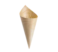product of TableCraft Products BAMDCN6 - Disposable Cone Cups 3 Oz (2"5" x 6"), Pinewood - 50/Pack