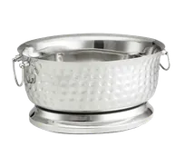 product of TableCraft BT1815 Tub, 5-7 Gal, 18" x 15-1/4" x 8-3/4", Oval Stainless Steel, Dishwasher Safe