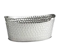 product of TableCraft BT2013 Bali Collection Beverage Tub, 4-Gallon Oval Stainless Steel, 20.5"x13.5"x8.75"