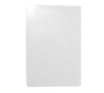 product of TableCraft CB1520WA - 15" x 20" White Polyethylene Cutting Board, -1/2" Thick, NSF
