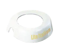 product of TableCraft CB21 ID Collar, Lite Italian Beige Print, Plastic, Fits 48-Oz 483/484, USA Made