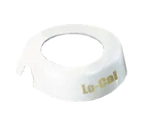 product of TableCraft CB5 ID Collar - 48 oz. Lo-Cal Dispenser, White Plastic, Beige Print, Fits 483/484, USA