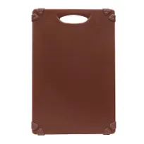 product of TableCraft Products CBG1824ABR Cutting Board, 18" x 24" 1/2" Thick, Brown Plastic, Dishwasher Safe