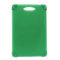 product of TableCraft CBG1824AGN Green 18" x 24" -1/2" Thick Commercial Plastic Cutting Board Handle NSF