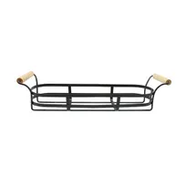 product of TableCraft Products CJS12R Jar Wire Rack, 18-1/4" x 5" x 4-1/2", Holds 4 CJS12 Jars, Metal Handles