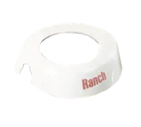 product of TableCraft CM6 Dispenser ID Collar Ranch, Fits 48-Oz 483/484, White Plastic, Maroon, Made in USA
