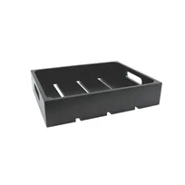 product of TableCraft Products CRATE11BK - Black Serving Crate, 20-7/8" x 12-3/4" x 2-3/4", Fits 1/1 GN Pan