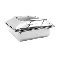 product of TableCraft CW40163 Induct Chafing Dish 6-qt, 16-3/4"x15-7/8"x8-1/4", Steel, Cover, Dishwasher Safe