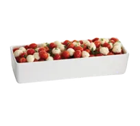 product of TableCraft CW4020N 2-3/8qt Rectangular Aluminum Bowl, 14-1/4" x 4-3/4" x 3", Cold Hold, NSF