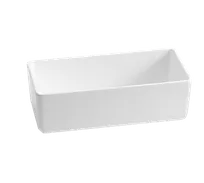 product of TableCraft CW4026N 2-Qt Rectangular Aluminum Bowl, 10" x 5" x 3", NSF, Natural