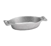 product of TableCraft CW4044BR 8oz Oval Baking Dish, 8" x 3-7/8" x 1-3/8", Cast Aluminum, Brown Duracoat, NSF