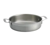 product of TableCraft CW7010 Brazier Pan - 10" Dia, 3-Qt, Stainless & Aluminum, Induction Ready, 500°F Safe