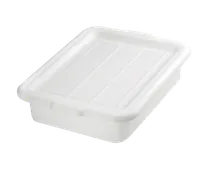 product of TableCraft Products F1529 Freezer Storage Box, 21" x 16" x 5", HDPE, White, NSF Certified
