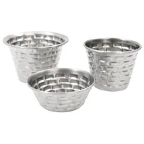 product of TableCraft Products GRSS2 - Ramekin, 2-1/2 oz (2-3/4" dia x 1-3/4" H), Stainless Steel, Texture