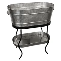 product of TableCraft GTSS2313S - Brickhouse Stand for Wine Bucket, 23-1/2" x 12-3/4" x 2-1/2", Hand Wash