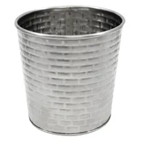 product of TableCraft GTSS31 Brickhouse 13 oz. Stainless Steel Cup, 3-1/2" Dia. x 3-1/2" H, Dishwasher Safe