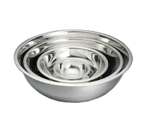 product of TableCraft Products H827 Heavy-Duty 8 Qt Stainless Mixing Bowl, 13-3/4" Dia x 4-1/2", Mirror Finish