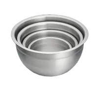 product of TableCraft Products H834 Stainless Steel Mixing Bowl, 8 Qt / 12" Dia x 6-5/8" Hgt, Standard