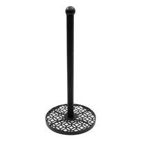 product of TableCraft Products HPT135BK Paper Towel Holder, 5-3/4" x 5-1/2" x 13-1/2" Tabletop, Black Metal