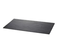 product of TableCraft MG1 - Black Slate Melamine Tray, 20-3/4" x 12-3/4", Dishwasher Safe, 212°F