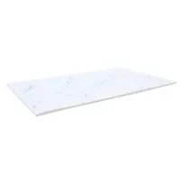 product of TableCraft MG1WM - White Marble Melamine Tray, 20-3/4" x 12-3/4", 212°F Safe, Dishwasher Safe