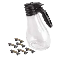 product of TableCraft Products N48 Salad Dressing Dispenser, 48 oz Polycarbonate, Black Triton® Top - TAB-N48