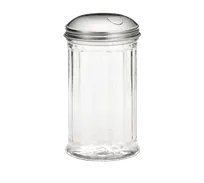 product of TableCraft P57J Sugar Pourer Dispenser Jar, 12 oz Clear Polycarbonate, Dishwasher Safe