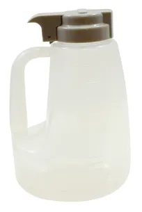 product of TableCraft PP64G Syrup Pourer - 64 oz, 5-3/4" x 6-3/4" x 9", Gray, BPA-Free, Option Dispenser