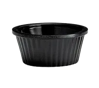 product of TableCraft Products RAM1FBK - 1 oz Black Melamine Plastic Ramekin, Dishwasher Safe, Servingware