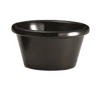product of TableCraft RAM3BK - 3 oz Black Melamine Ramekin Sauce Cup, Plain, Dishwasher Safe