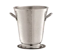 product of TableCraft RWB119 Wine Bucket, 8-1/2" Dia x 9-3/4" H, Double Wall Insulated Stainless Steel, Handles