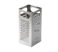 product of TableCraft Products SG201 Box Grater, 4" x 4" x 9", Stainless Steel, Dishwasher Safe