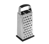 product of TableCraft Products SG205BH Cash & Carry Box Grater, 9" 4-Sided Anti-Slip Stainless Steel
