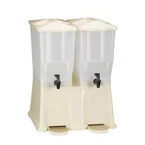 product of TableCraft TW33DP Double 3-Gallon Beverage Dispenser, 18-5/8" x 15-3/4" x 20-5/8", Polypropylene