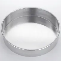 product of American Metalcraft AM3809PK - 9" Round Aluminum Cake Pan, Lightweight, Pack of 2 - 2/Pack