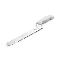 product of Taylor Precision 5248369 Bread Knife, 15-15/16" x 10" Blade, White Handle, Steel, NSF