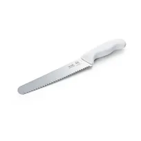 product of Taylor Precision 5248373 Bread Knife - 13-3/8" 8" Serrated Blade, White Handle, Steel, NSF