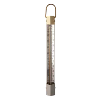 product of Taylor Precision 5416J Thermometer, Brass Casing, Permacolor, F&C Cup Case, Display, -40°F To 130°F