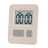 product of Taylor Precision 5842N21 Mini Magnetic Digital Kitchen Timer, Bright LCD Display, Battery Powered