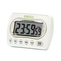 product of Taylor Precision 584721 Kitchen Timer, 0.8" LCD, 23h 59m 59s, 12/24 Hour, Memory Recall, Chrome
