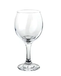 product of Yanco AS-110 - Clear Stemmed Wineglass, 10-12 oz, 2 5/8" W x 2 5/8" D x 6 5/8" H, Crystal - Dozen