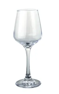 product of Yanco AS-708 Stemmed Wine Glass, 8.5 Oz Clear Lead-Free Crystal, 2 1/8" W x 3" D x 8" H - Dozen