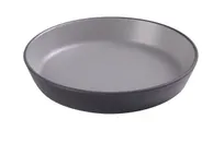 product of Yanco BM-508 - 24 Oz Round Melamine Bowl, 8-1/2" Dia x 1-3/4" H, Black/Gray, Dishwasher Safe - Dozen