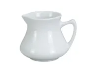 product of Yanco CM-6 Creamer Pitcher, 6-8 oz Porcelain, 3" Dia x 3-1/2" H, Handle, Dishwasher Safe - Dozen